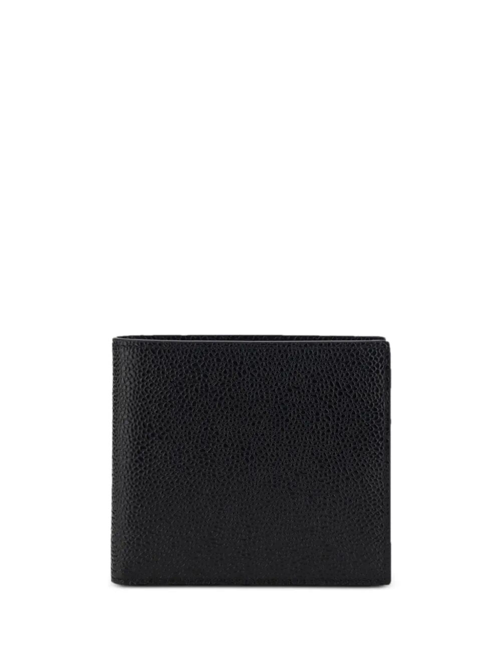 THOM BROWNE Mini Billfold in Pebble Grain Leather