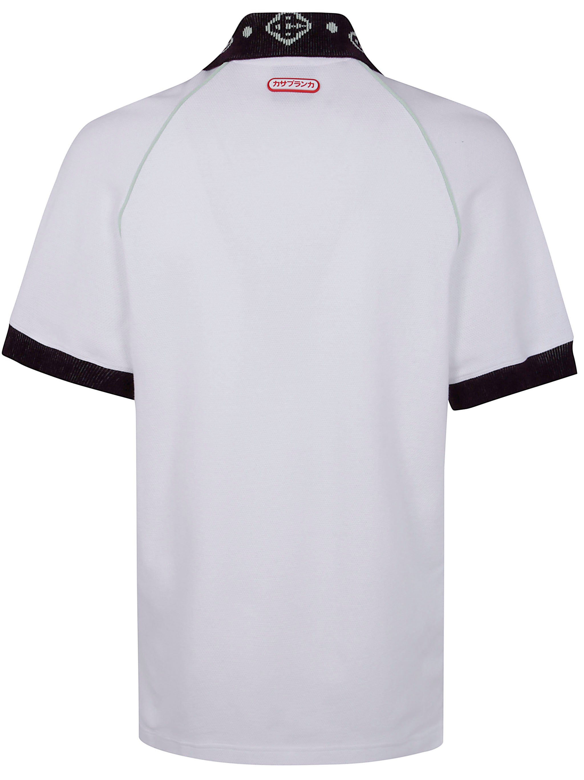 CASABLANCA Chenille Collar Raglan Polo for Men
