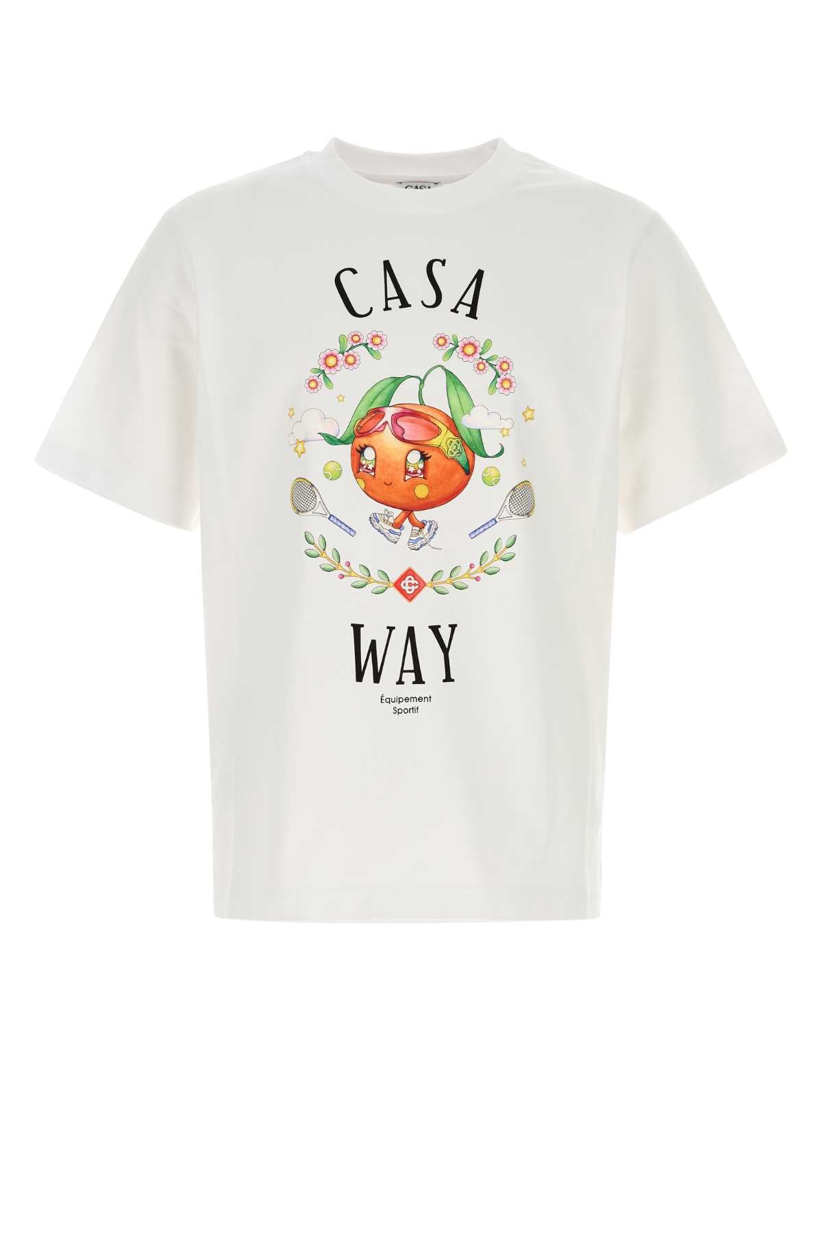 CASABLANCA Multicolour Organic Cotton T-Shirt for Men