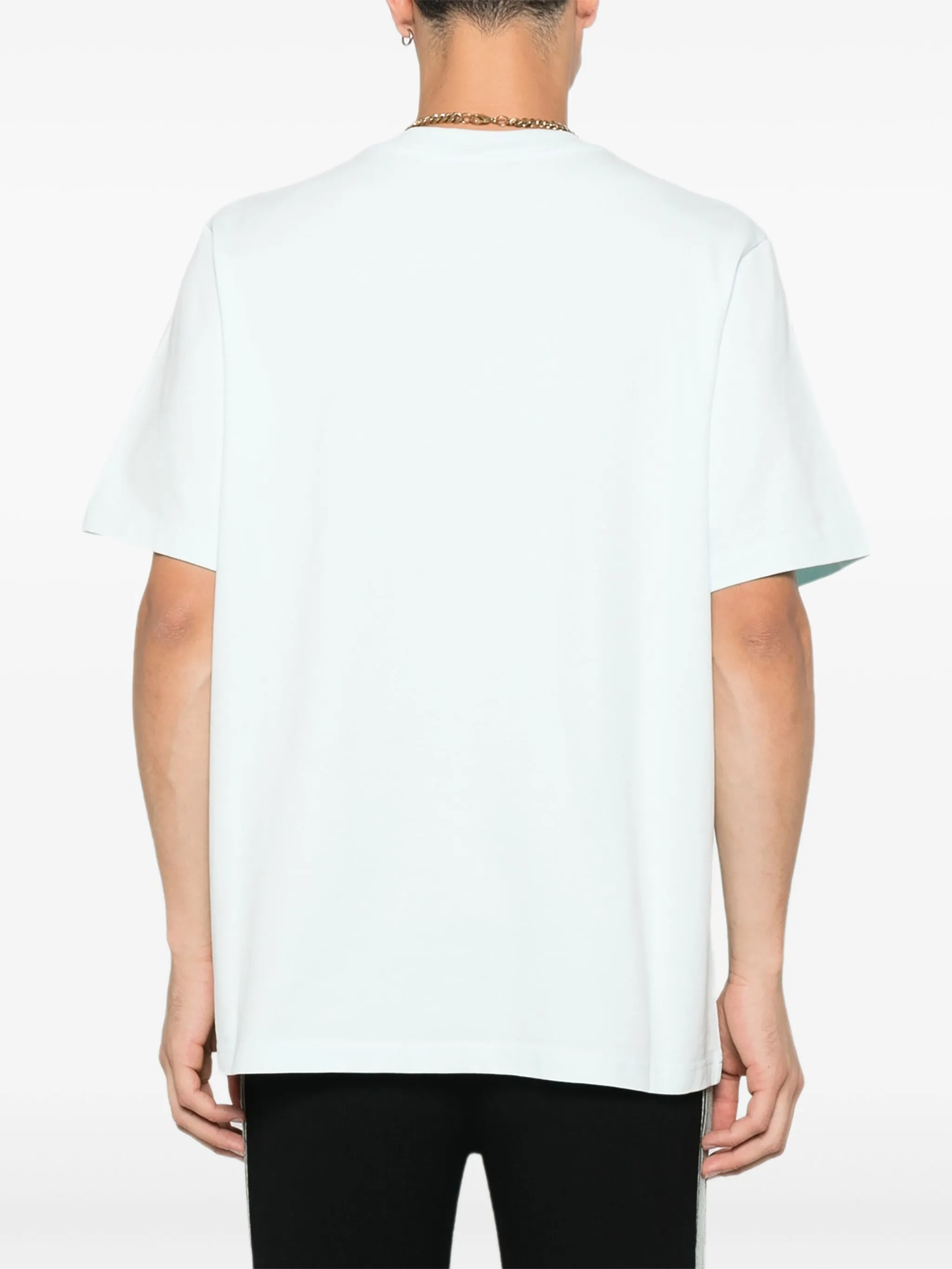 CASABLANCA Crewneck Tennis Ball Print T-Shirt - Men's Size M