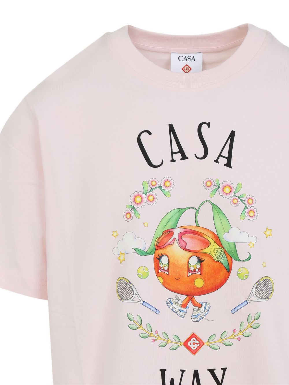 CASABLANCA Relaxed Fit Mascot Short Sleeve T-Shirt