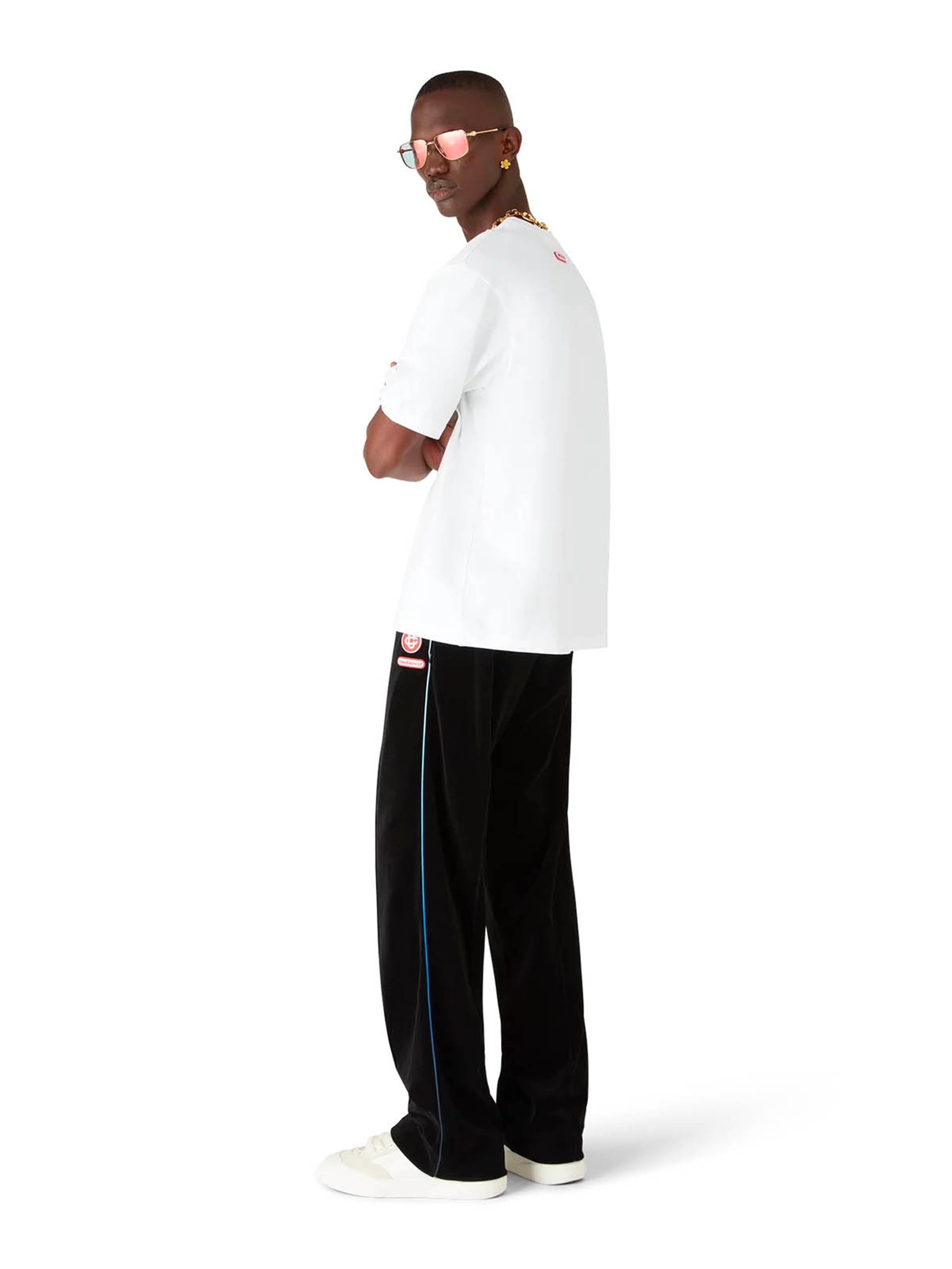 CASABLANCA Oversized Blades Printed T-Shirt