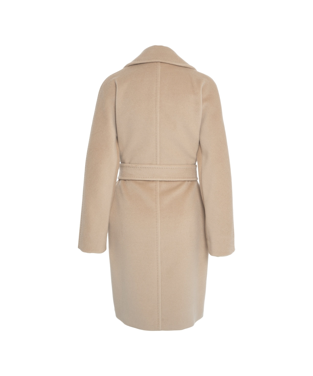 MAX MARA Timeless Elegance Women's Jacket with Wide Lapels and Waist Belt
