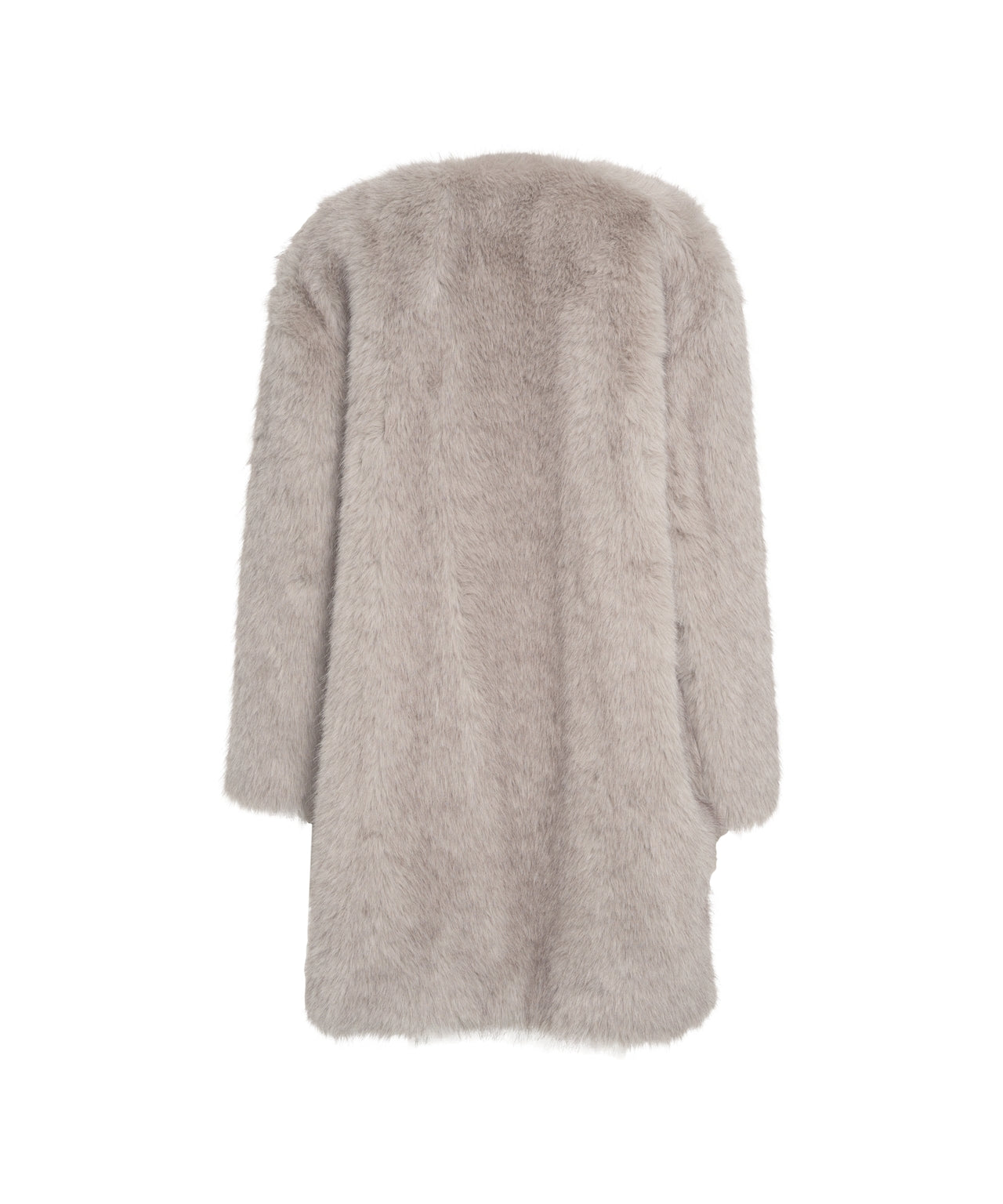 MAX MARA Luxurious Oversized Faux Fur Jacket