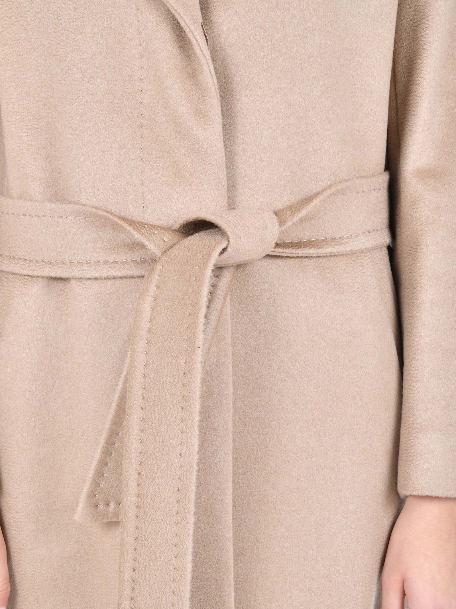 MAX MARA Elegant Midi Wrap Jacket with Belted Waist