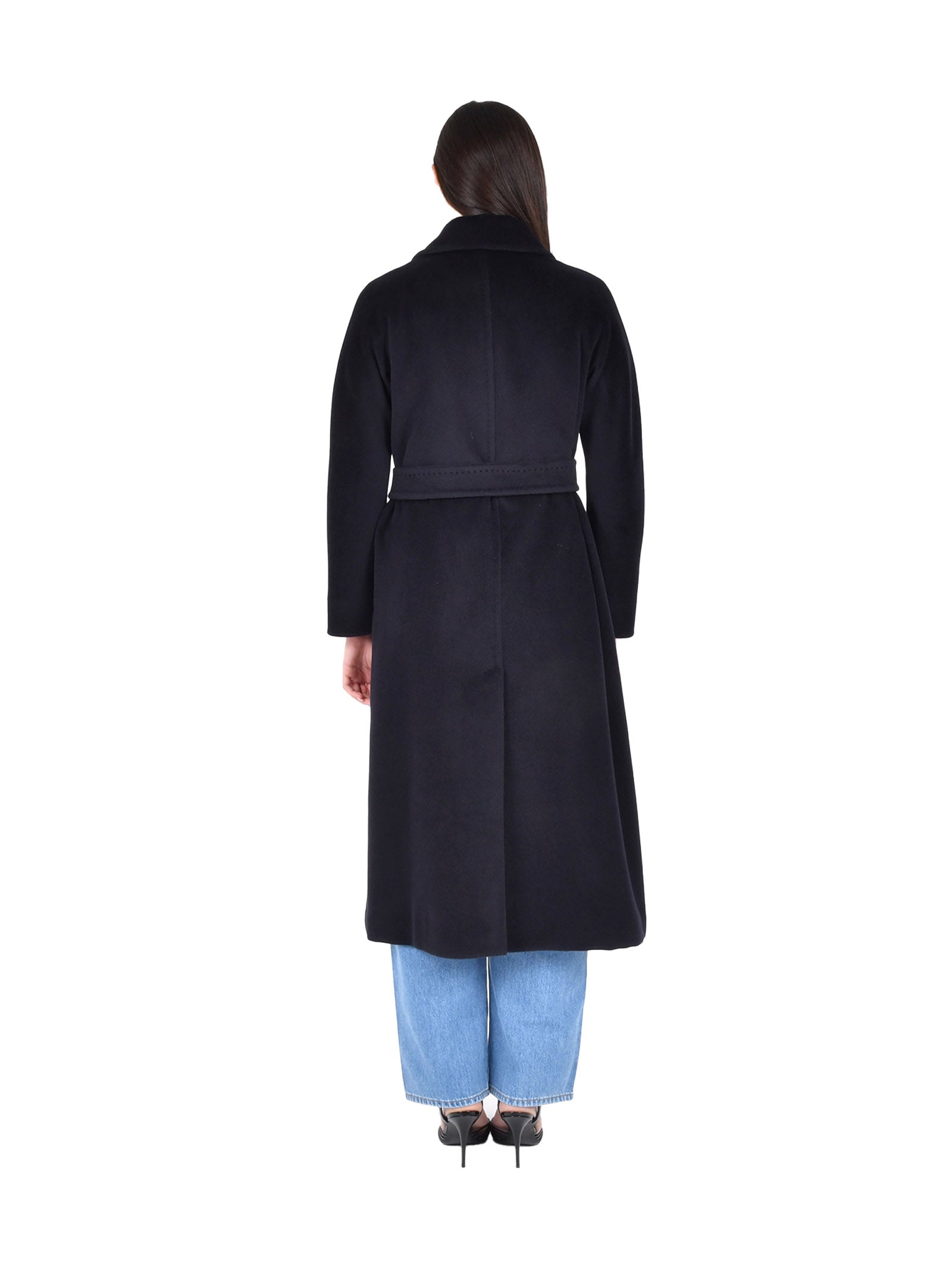 MAX MARA Midi Wrap Jacket with Stylish Waist Belt for Women