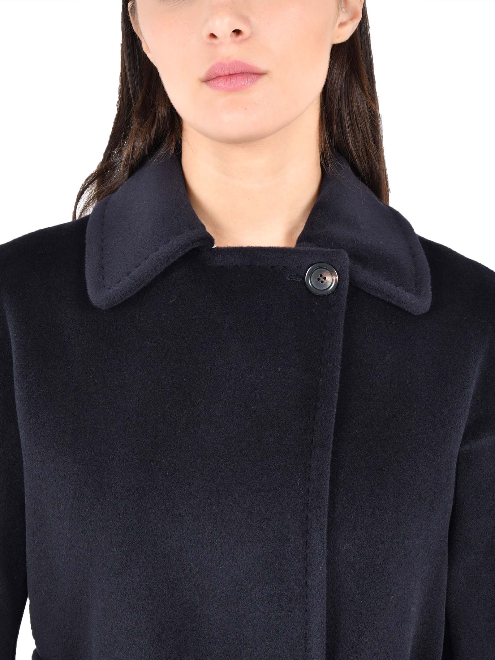 MAX MARA Midi Wrap Jacket with Stylish Waist Belt for Women