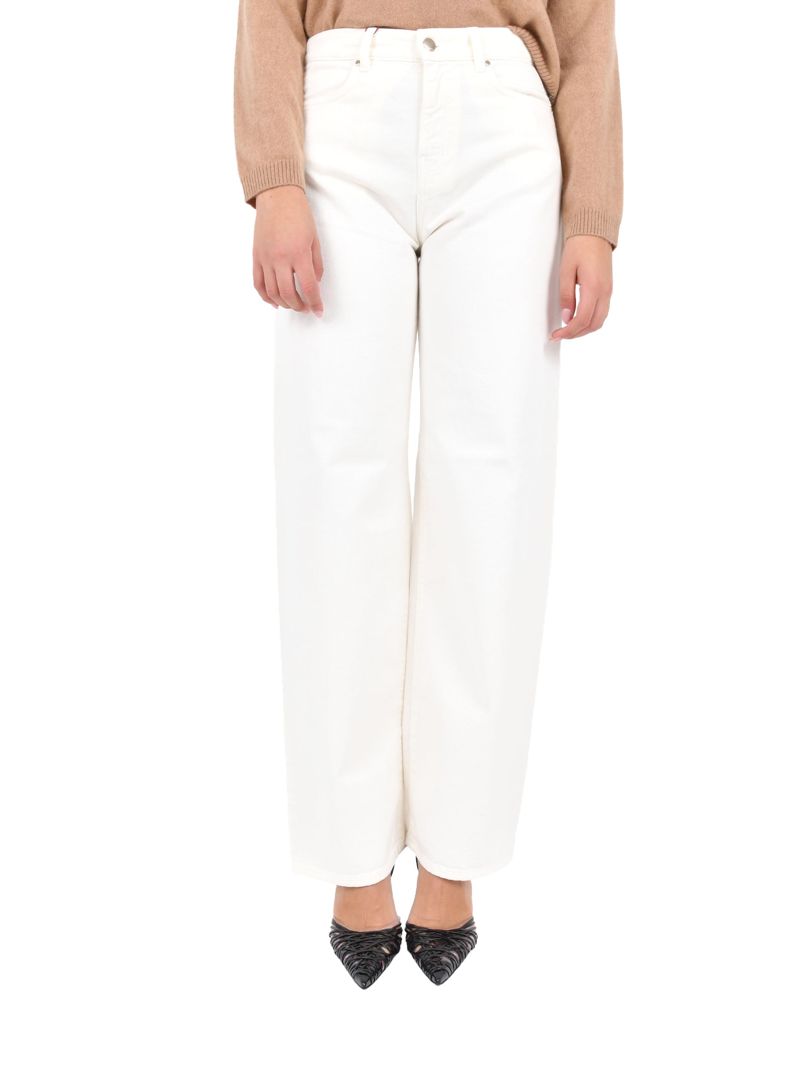 MAX MARA High-Waisted Straight-Leg Jeans