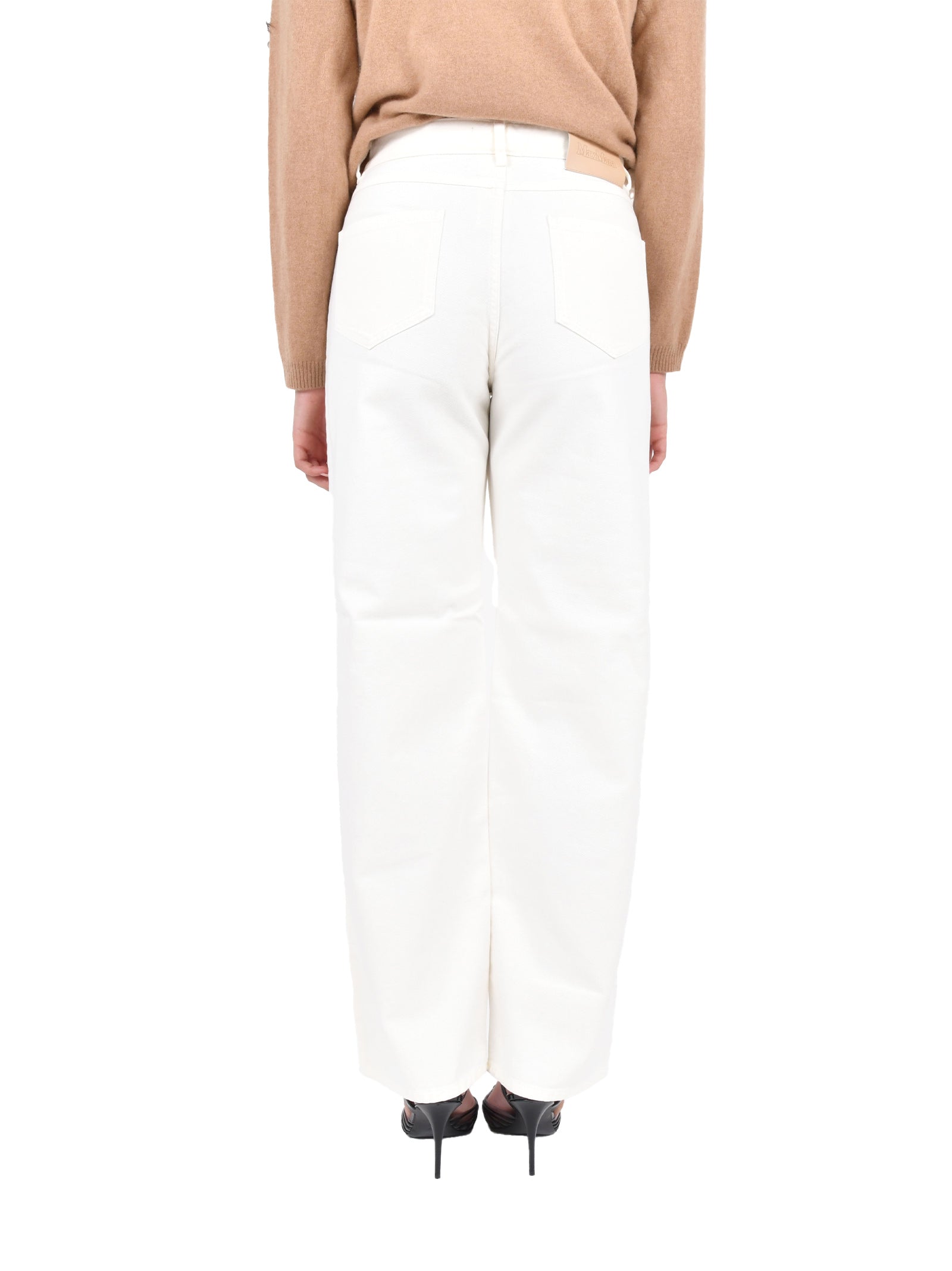MAX MARA High-Waisted Straight-Leg Jeans