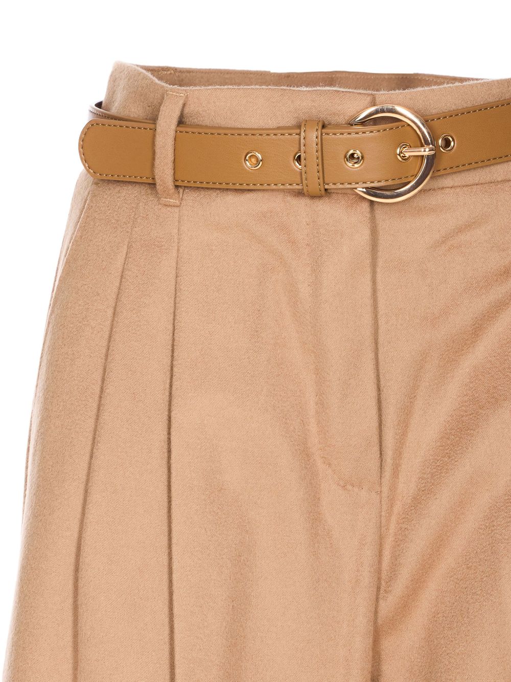 MAX MARA Wide-Leg Trousers with Belt Detail