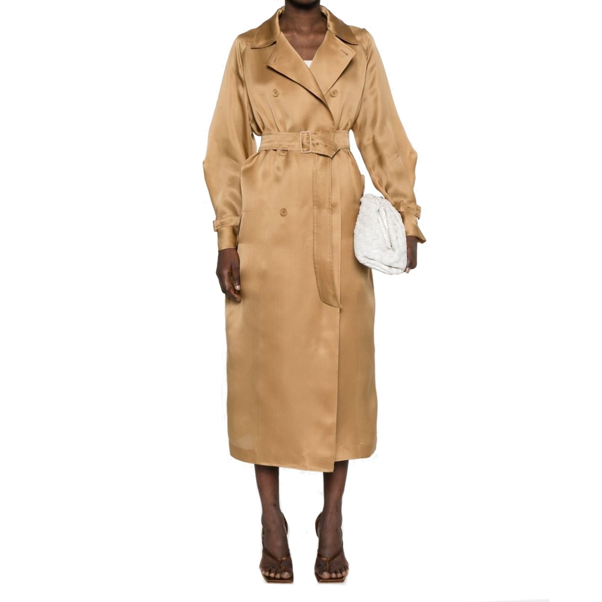 MAX MARA SFILATA Silk Trench Coat for Women