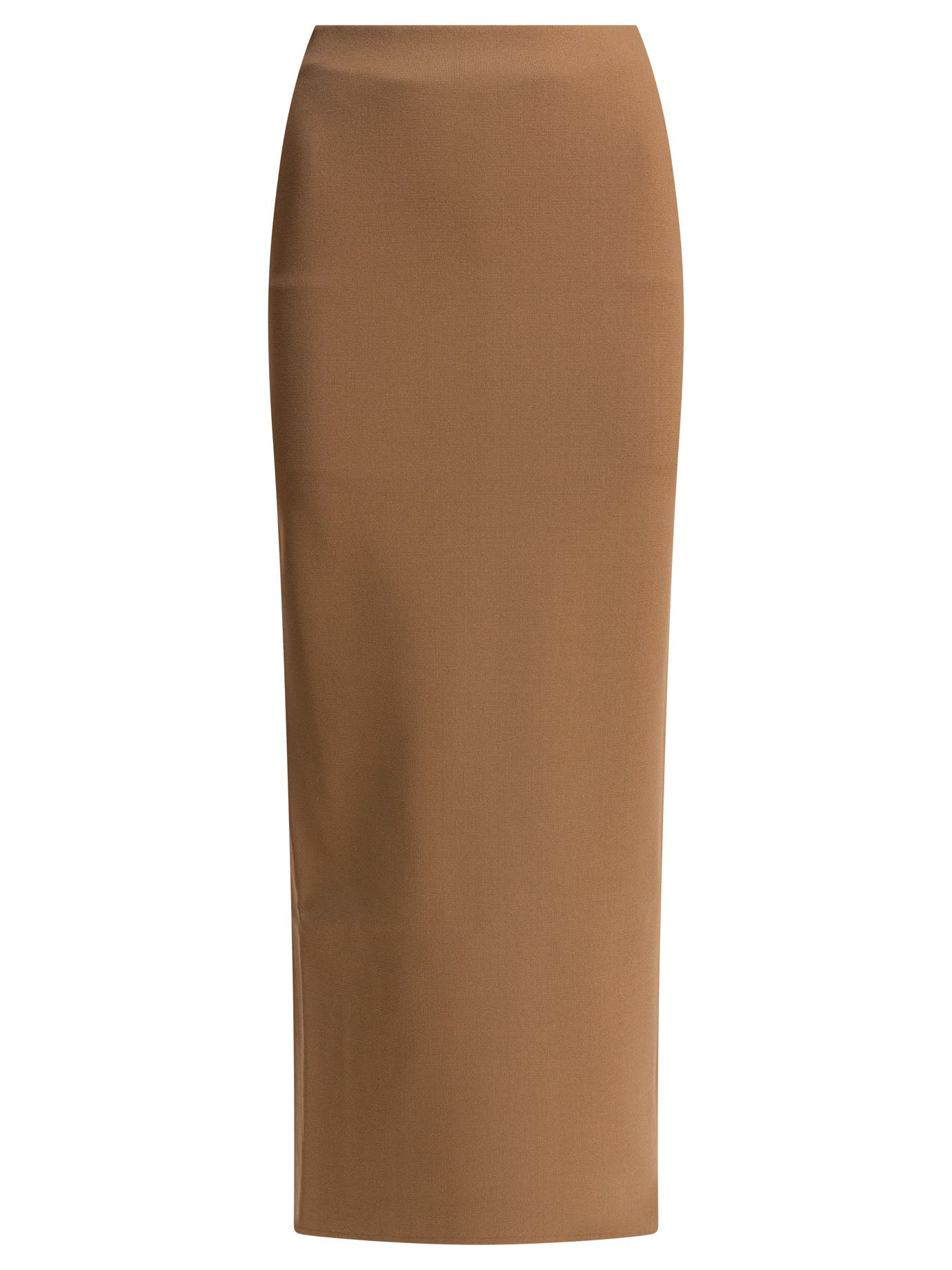 MAX MARA Fitted Viscose Crepe Skirt
