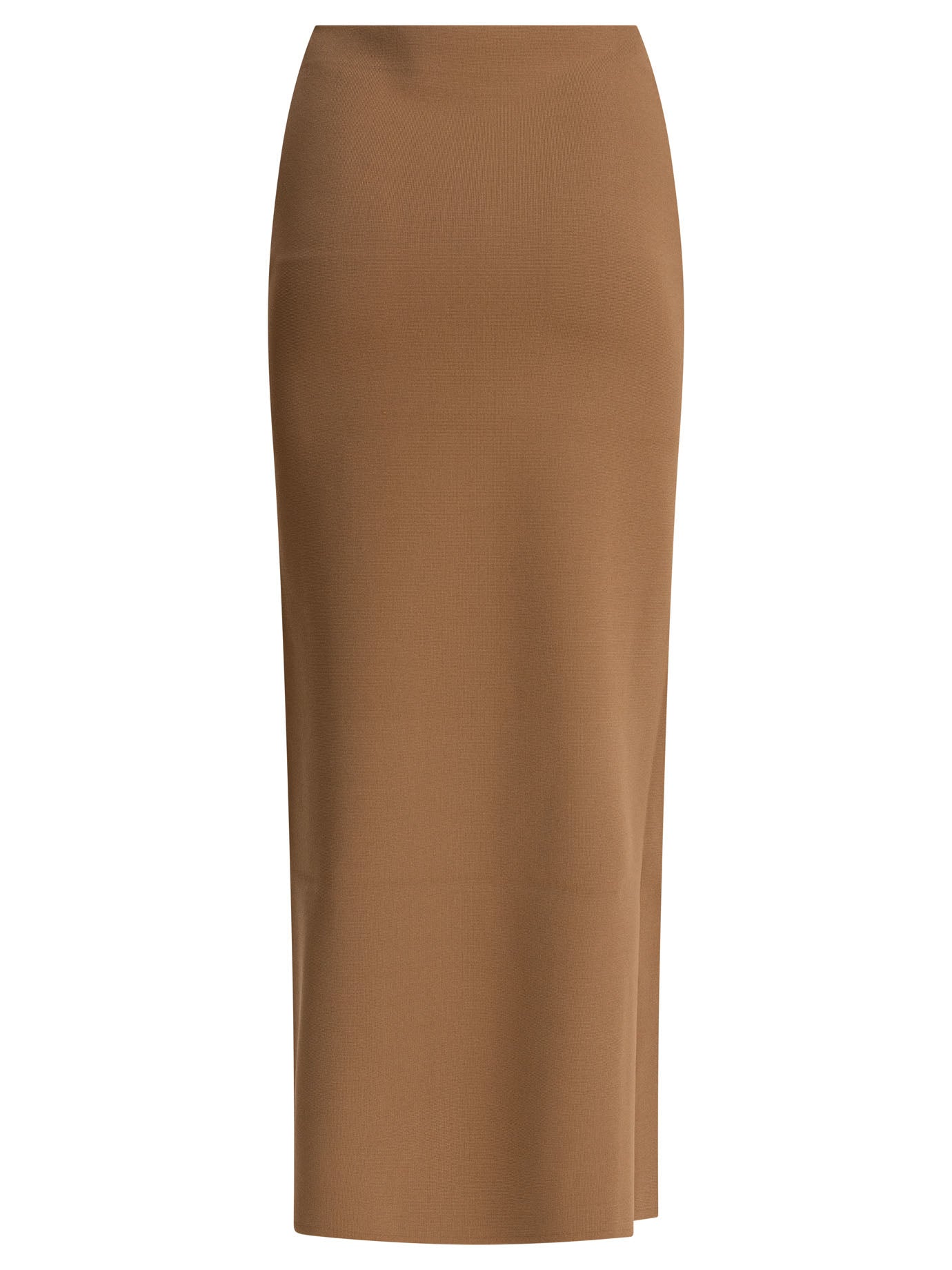 MAX MARA Fitted Viscose Crepe Skirt