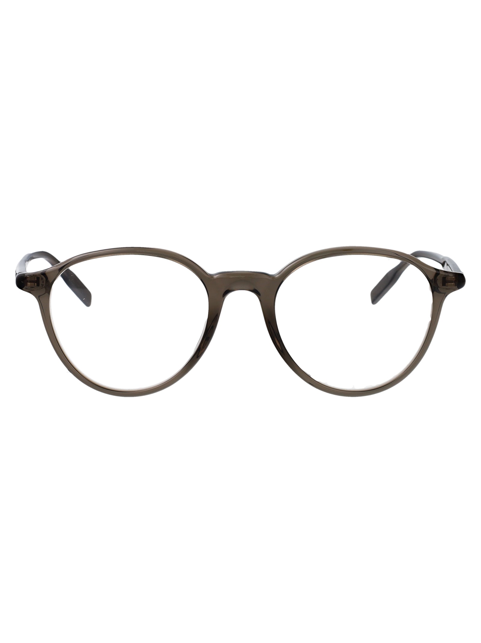 MONTBLANC Transparent Recycled Acetate Optical Glasses for Men