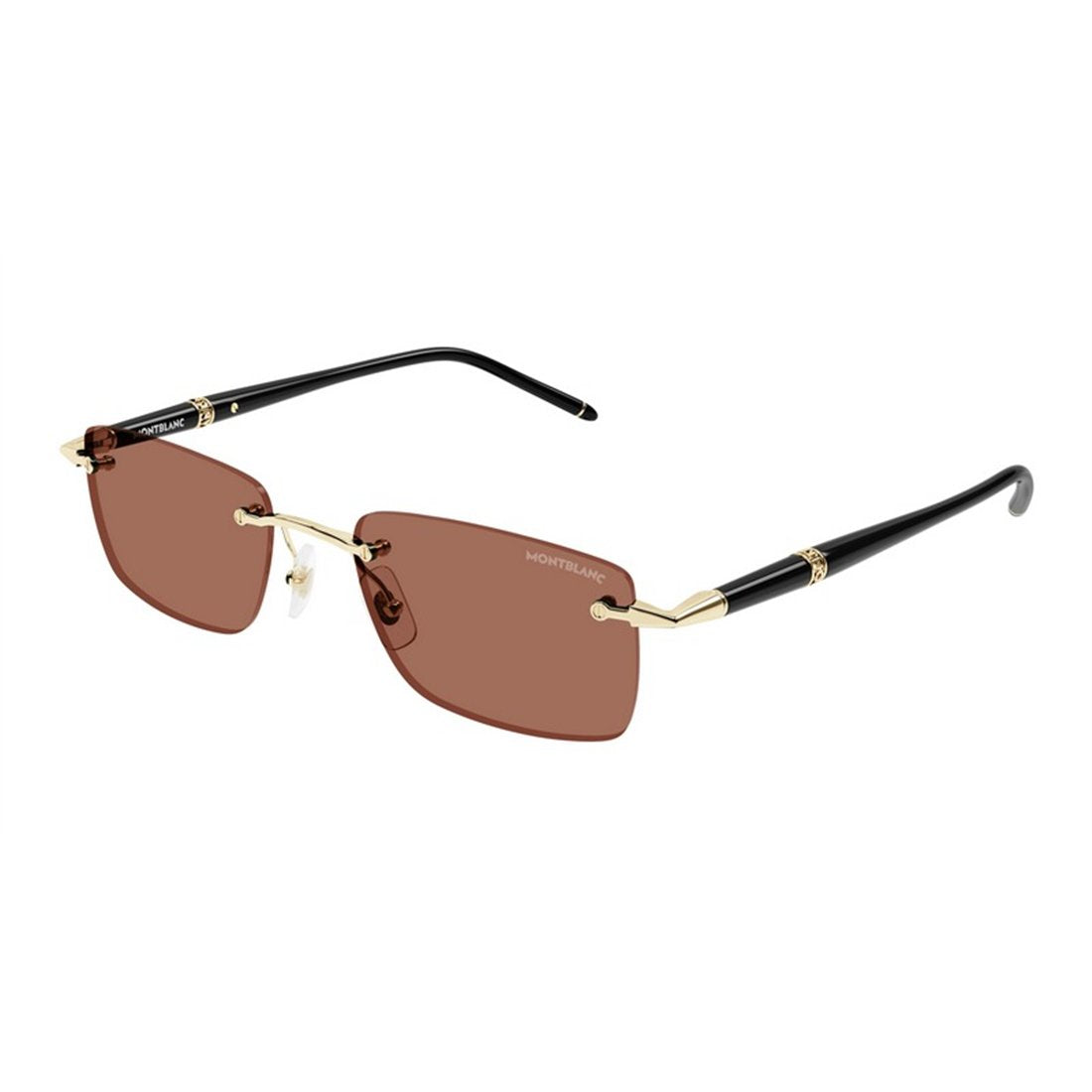 MONTBLANC Stylish Gold Framed Sunglasses for Men