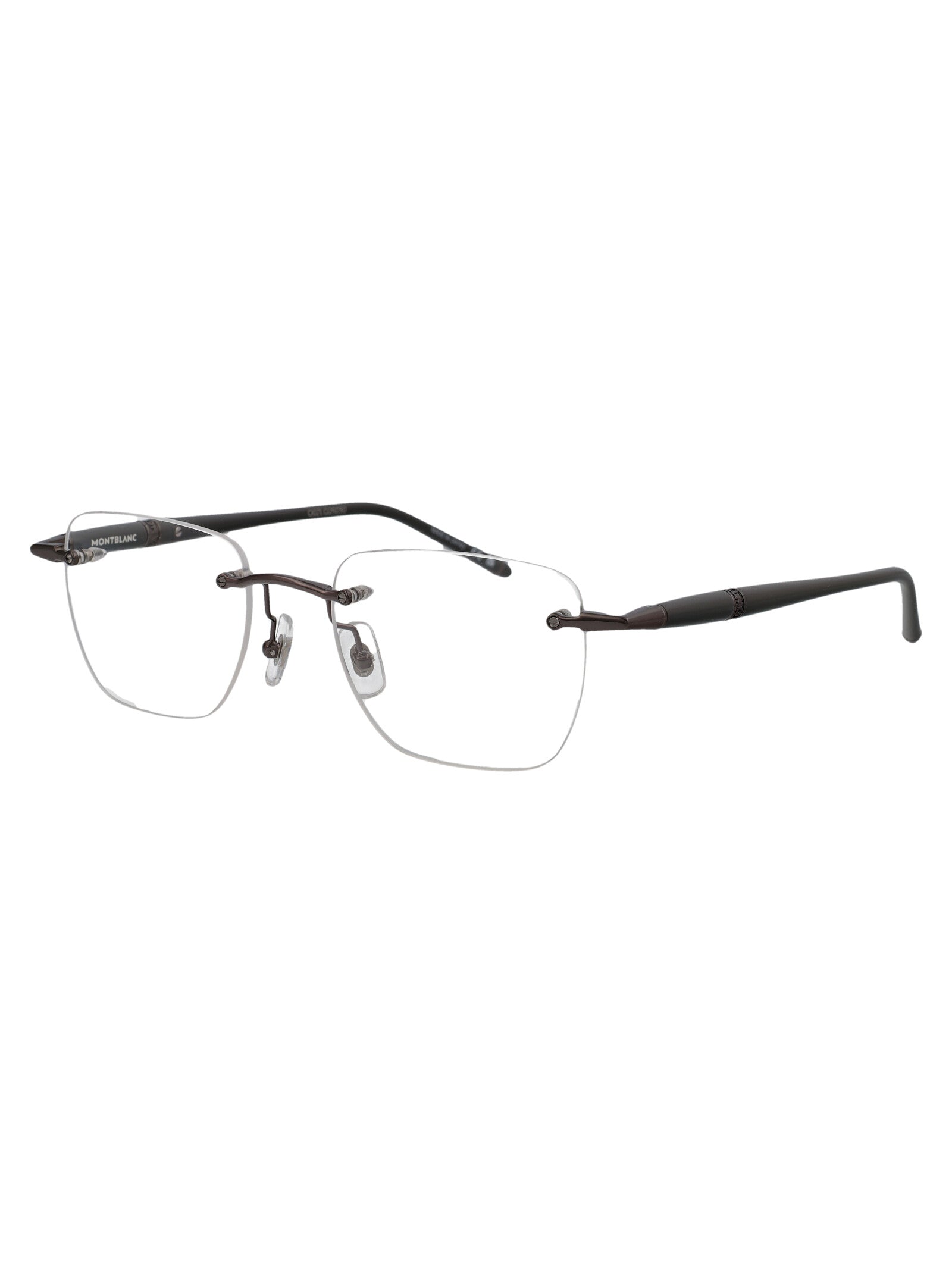 MONTBLANC Transparent Metal Optical Glasses for Men - SS25 Collection