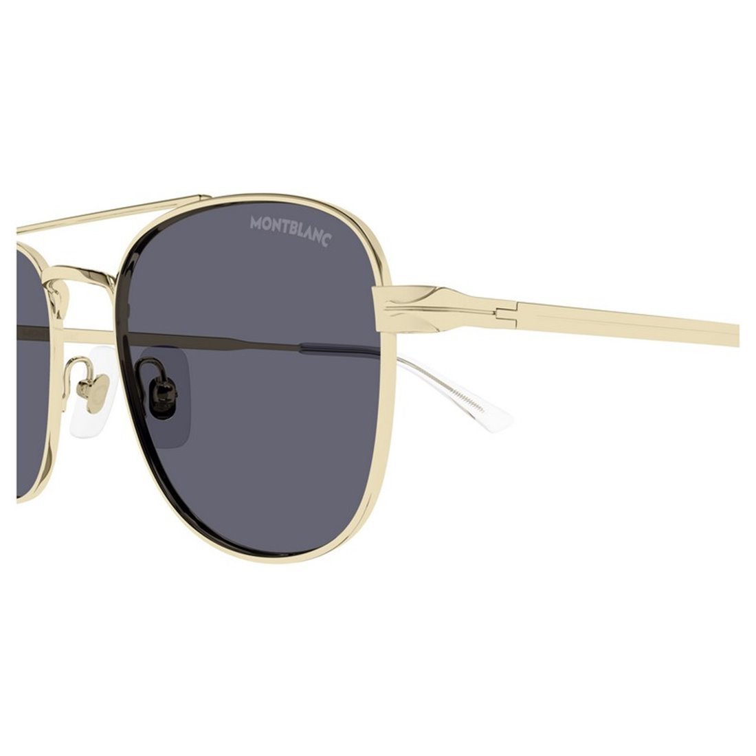 MONTBLANC Men's Premium Sunglasses with Stylish Gold Frame