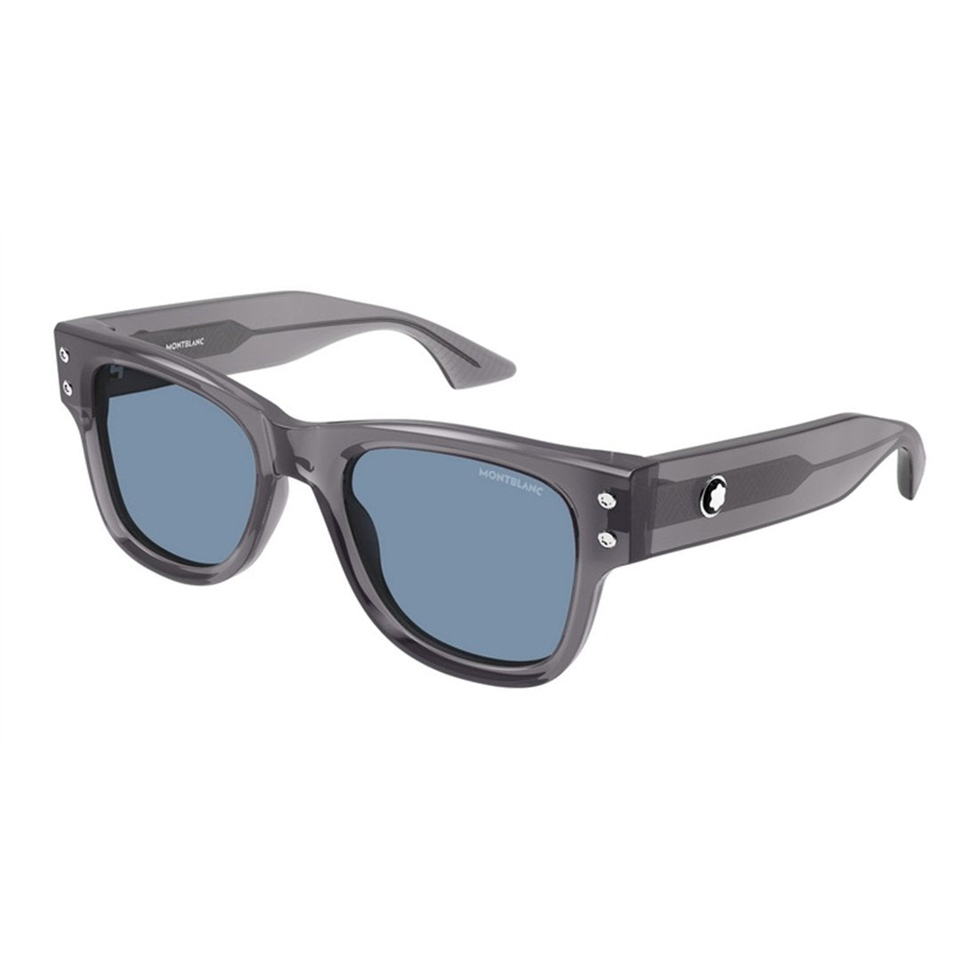 MONTBLANC Men's Light Blue Lens Sunglasses