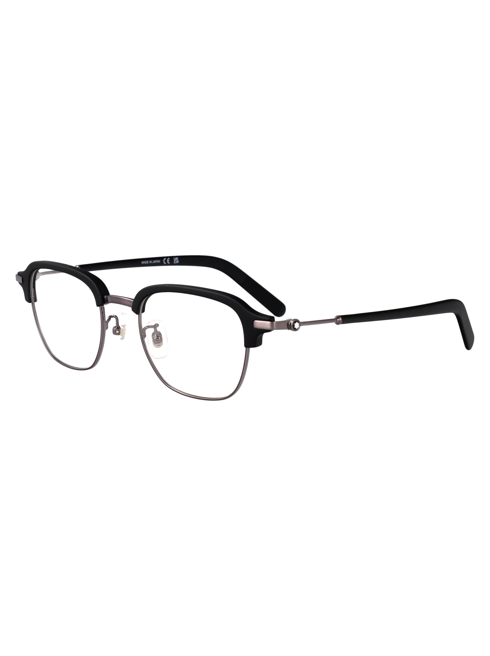 MONTBLANC Ruthenium Transparent Metal Glasses for Women