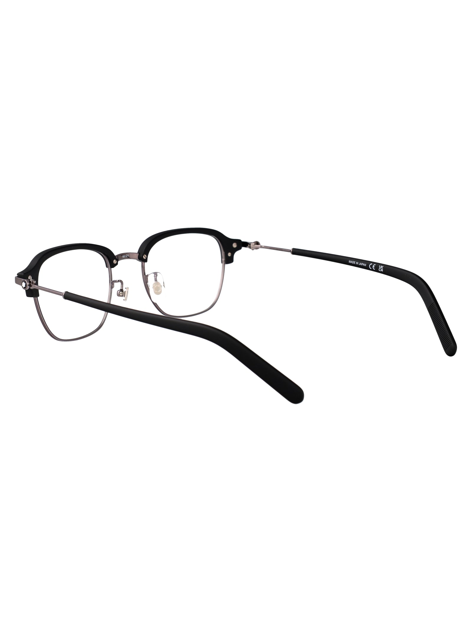 MONTBLANC Ruthenium Transparent Metal Glasses for Women