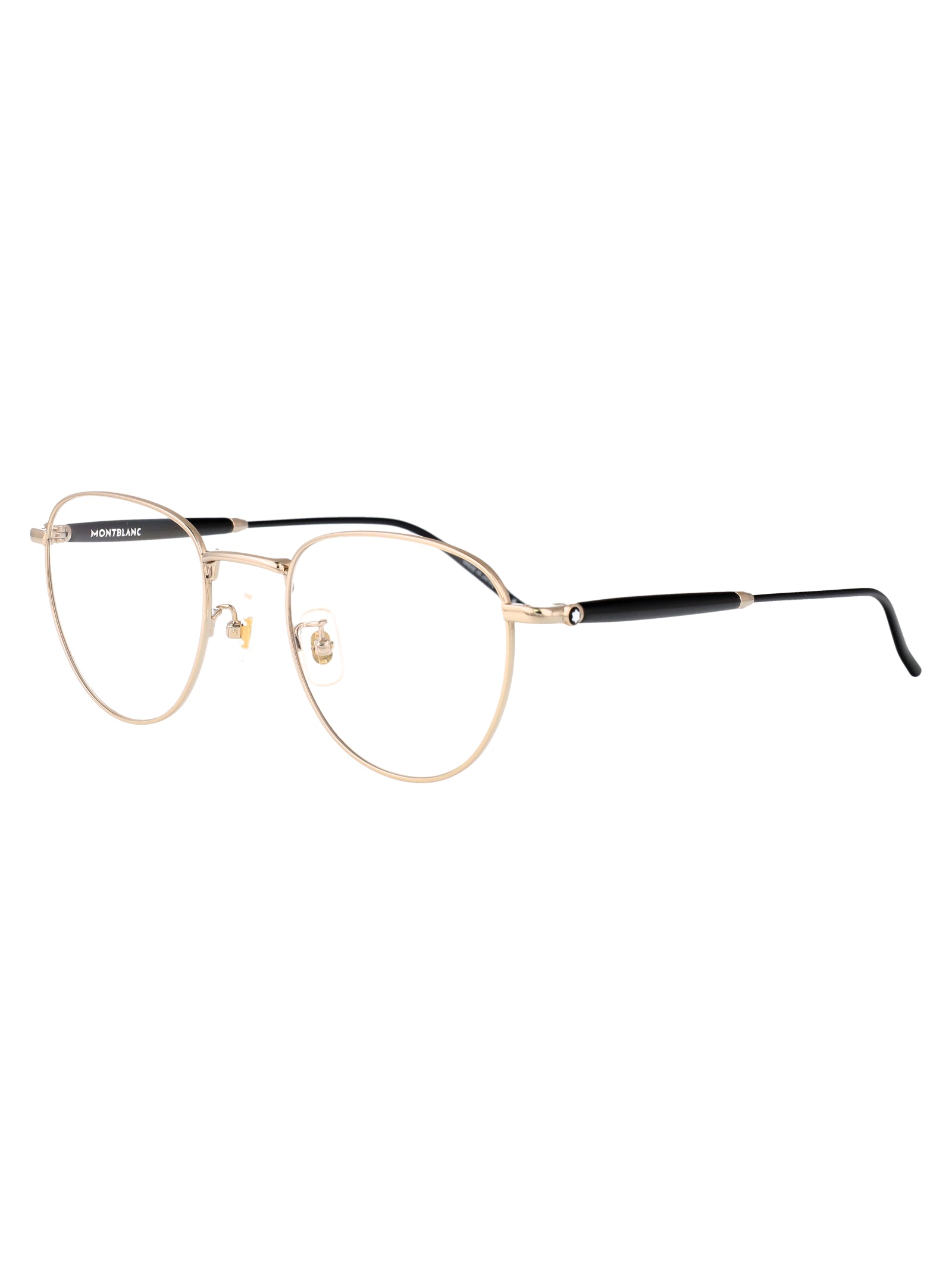MONTBLANC Sleek Transparent Metal Optical Glasses for Women