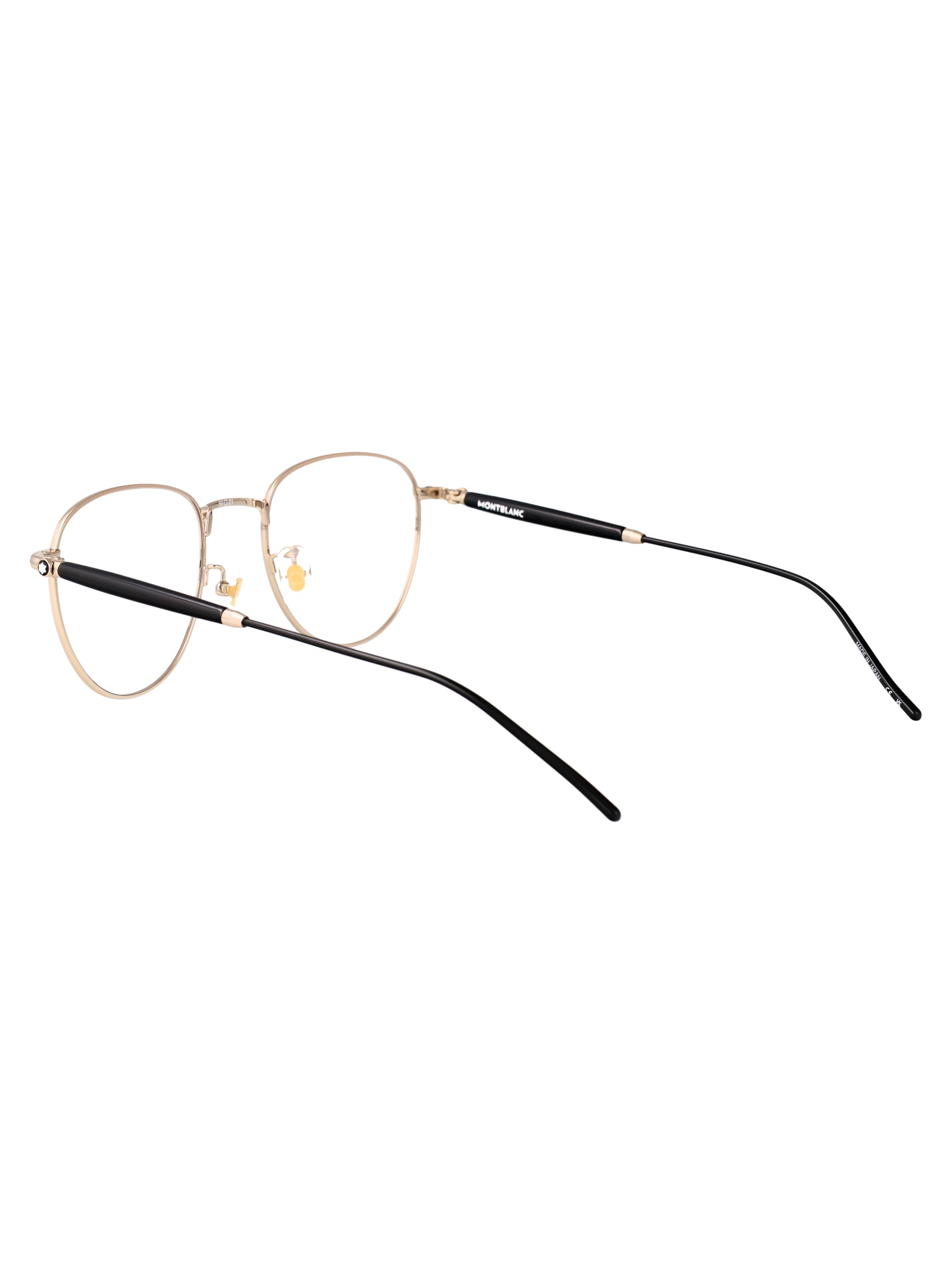 MONTBLANC Sleek Transparent Metal Optical Glasses for Women