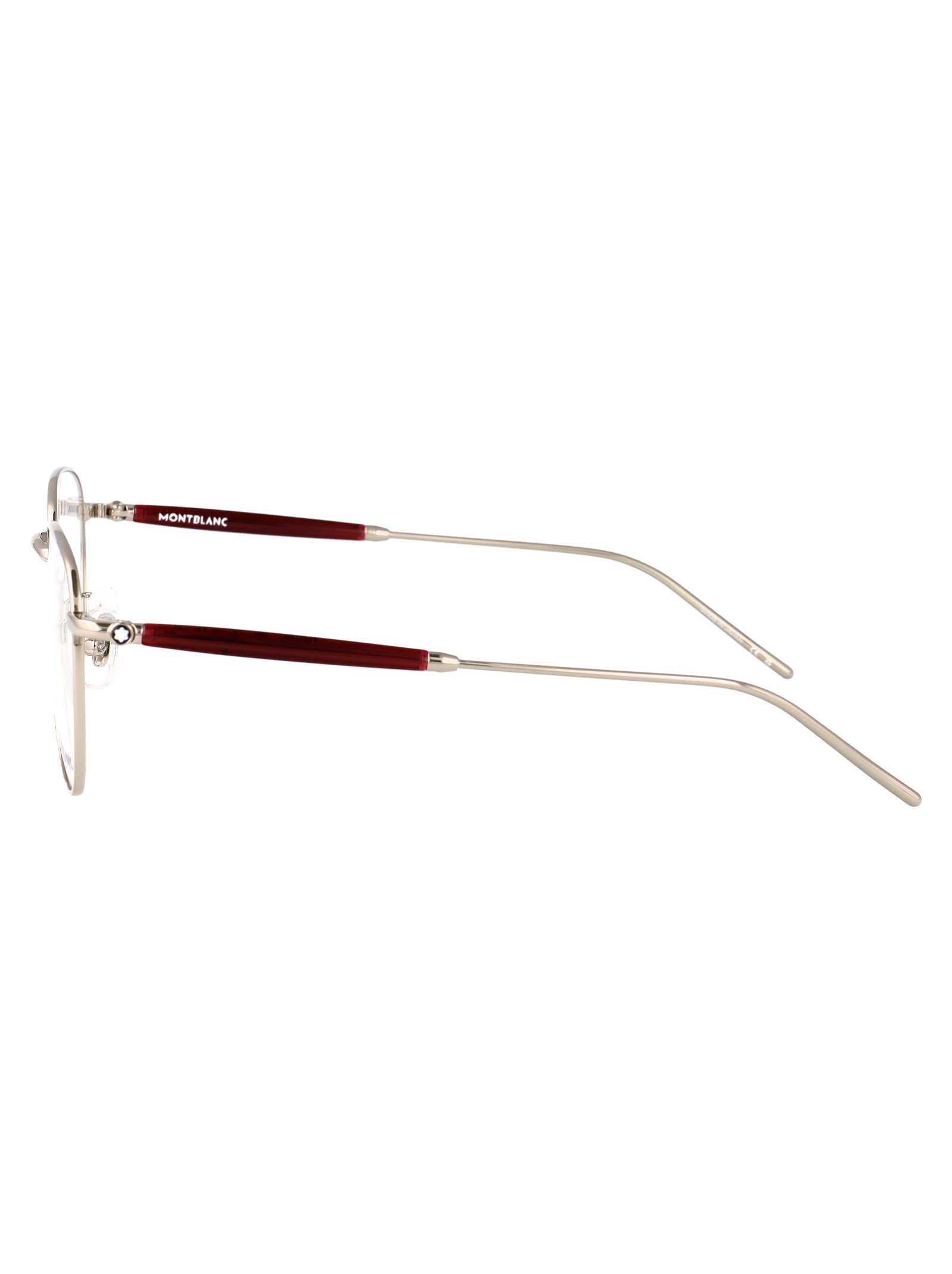 MONTBLANC Stylish Transparent Metal Optical Glasses for Women