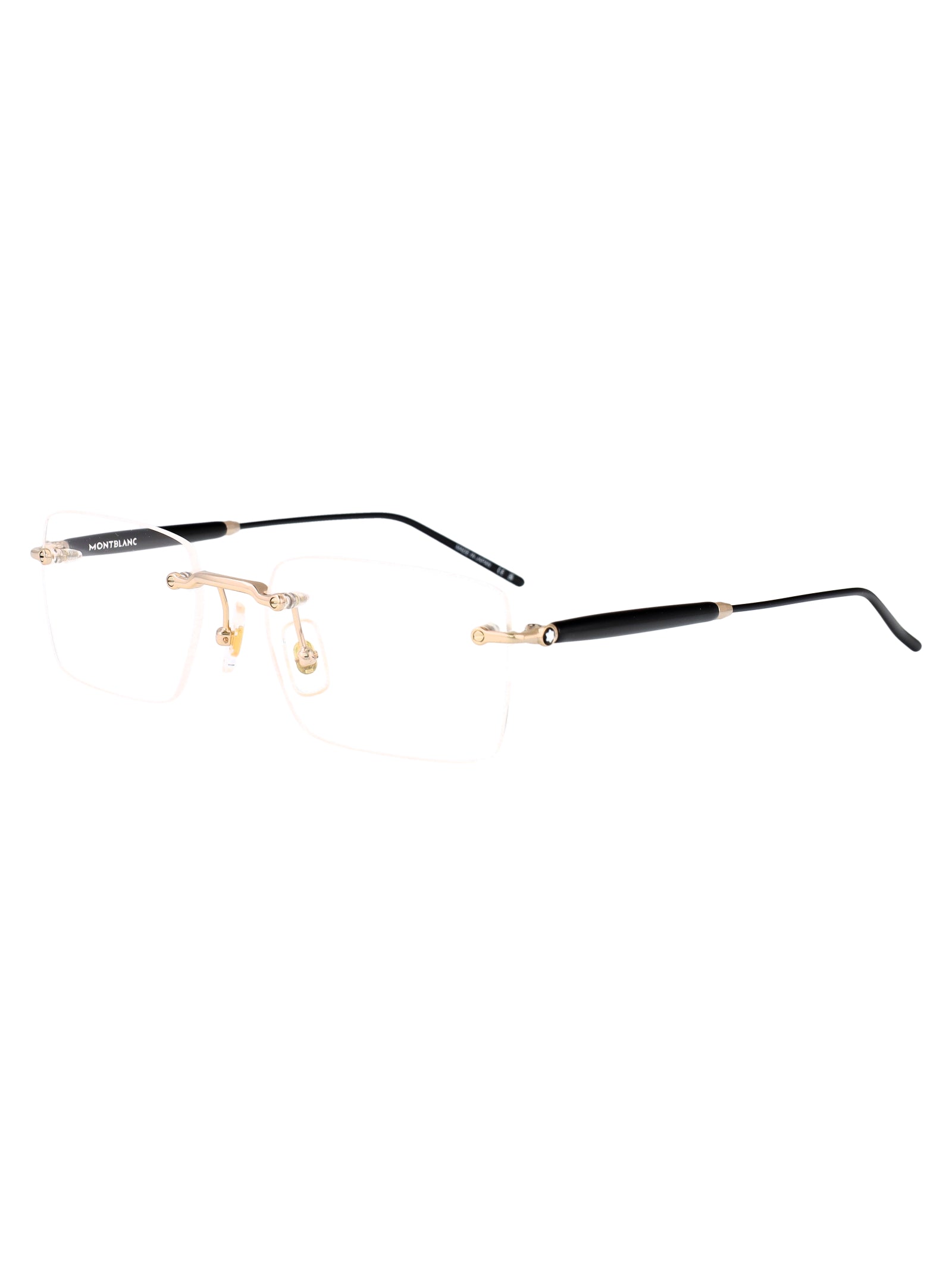 MONTBLANC Chic Transparent Metal Optical Glasses for Women