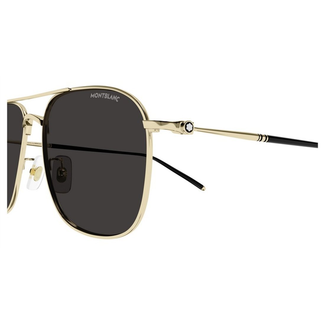 MONTBLANC MB0417SA Men's Titanium Sunglasses