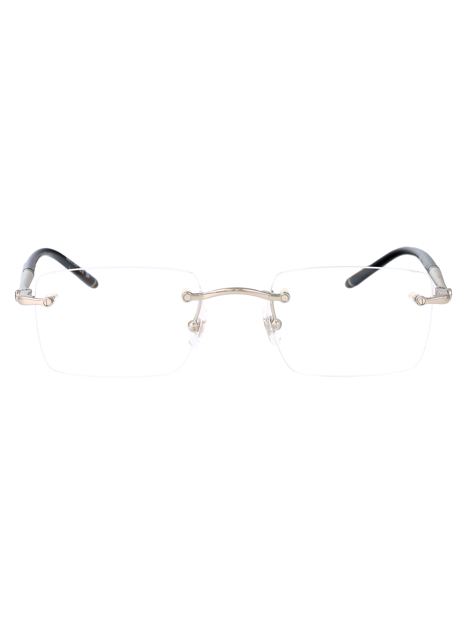MONTBLANC Stylish Transparent Metal Glasses for Men
