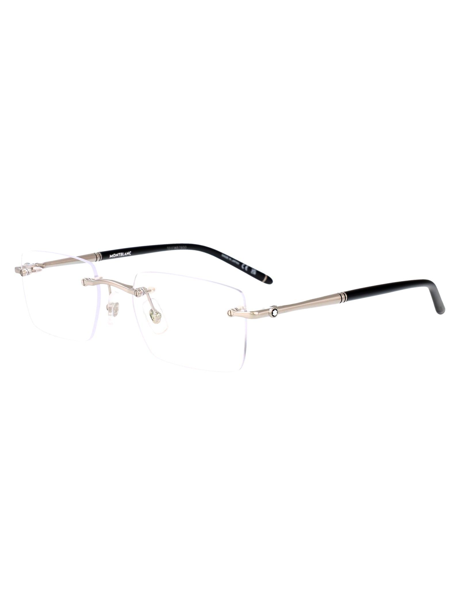 MONTBLANC Stylish Transparent Metal Glasses for Men