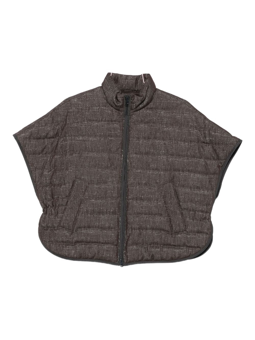 BRUNELLO CUCINELLI Short Sleeves Mini Down Jacket for Women