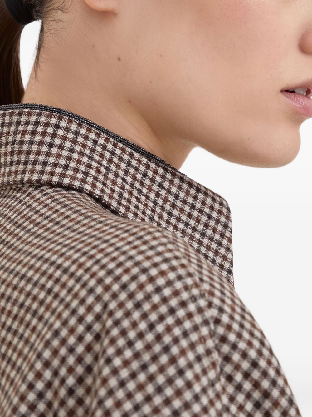 BRUNELLO CUCINELLI Women's Mini Leather C001 Shirt