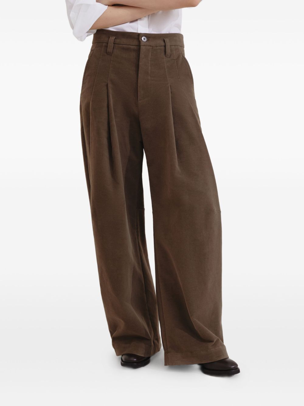 BRUNELLO CUCINELLI Embellished Wide Leg Trousers for Women