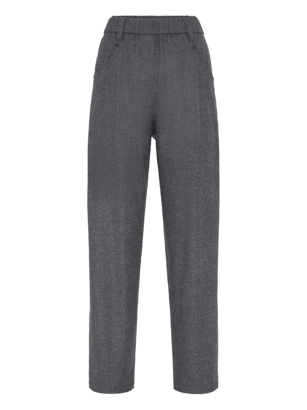 BRUNELLO CUCINELLI Luxurious Wool and Cashmere Pants for Women