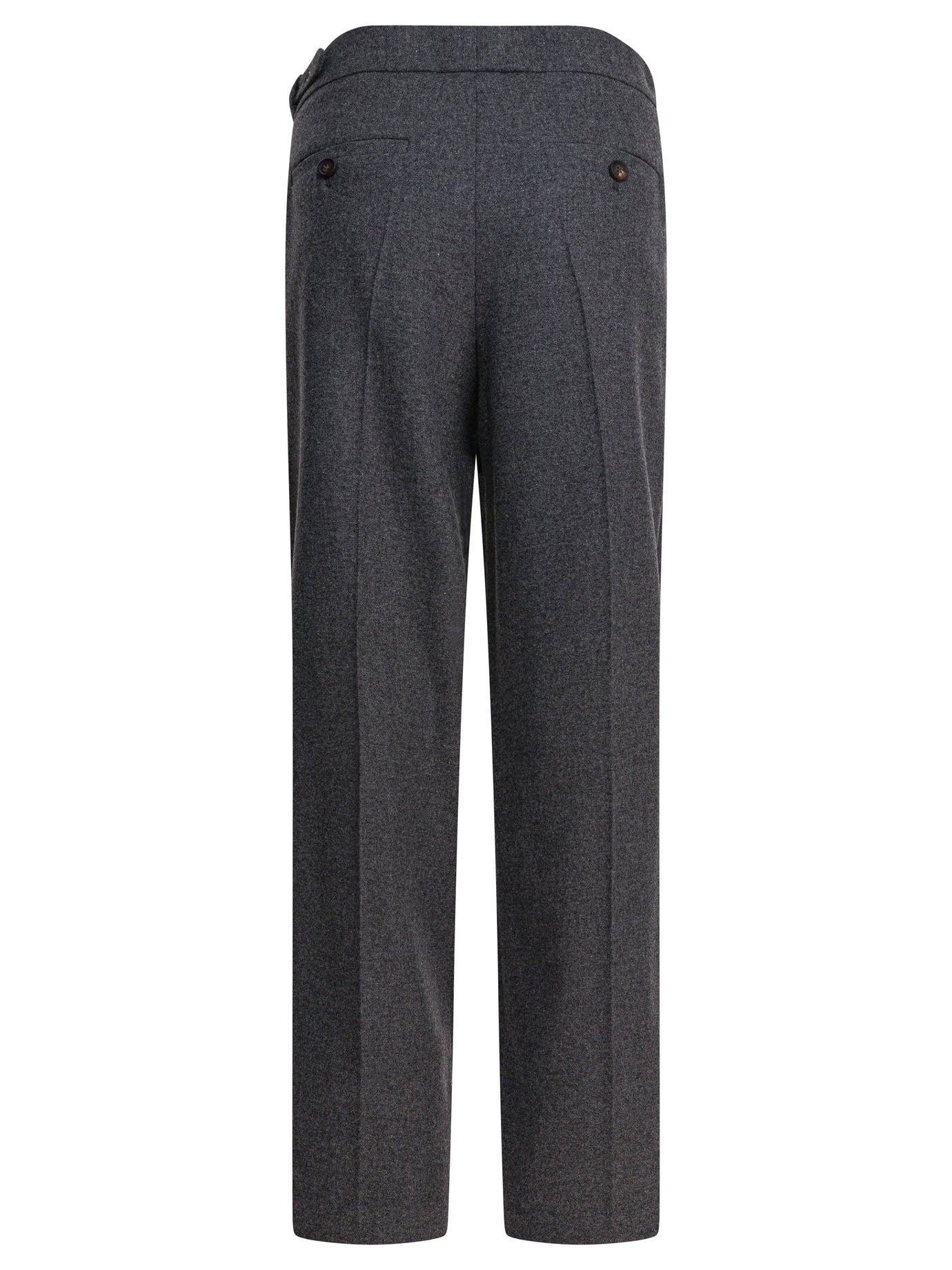 BRUNELLO CUCINELLI Women's Pleated Front Belted Wool Trousers