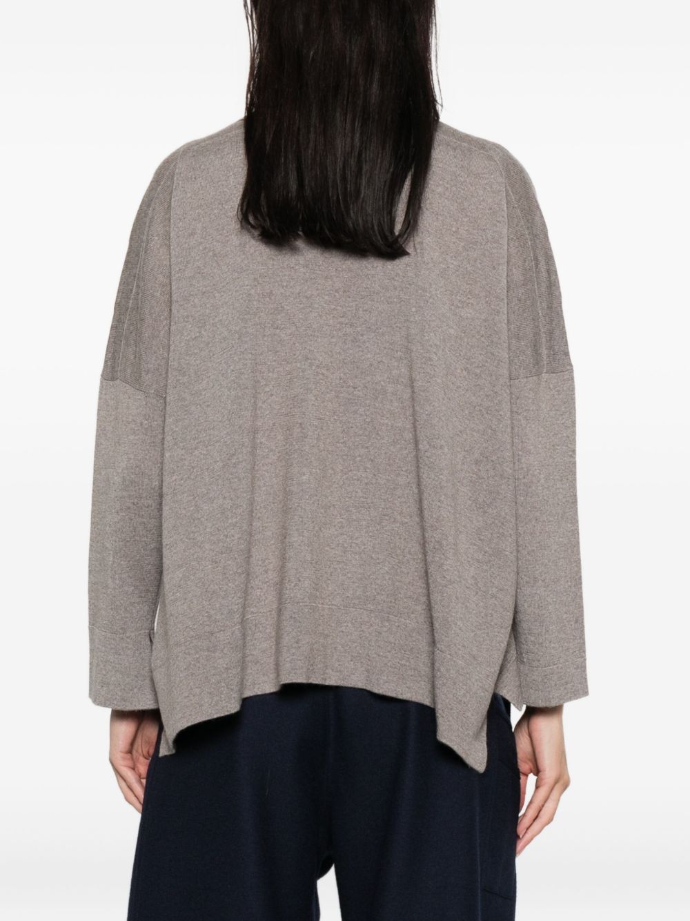 DANIELA GREGIS Wool Boat-Neck Sweater