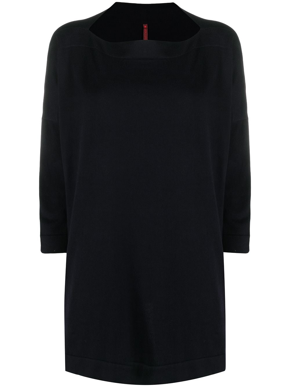 DANIELA GREGIS Cotton Boat-Neck Sweater with Flared Design - Women's