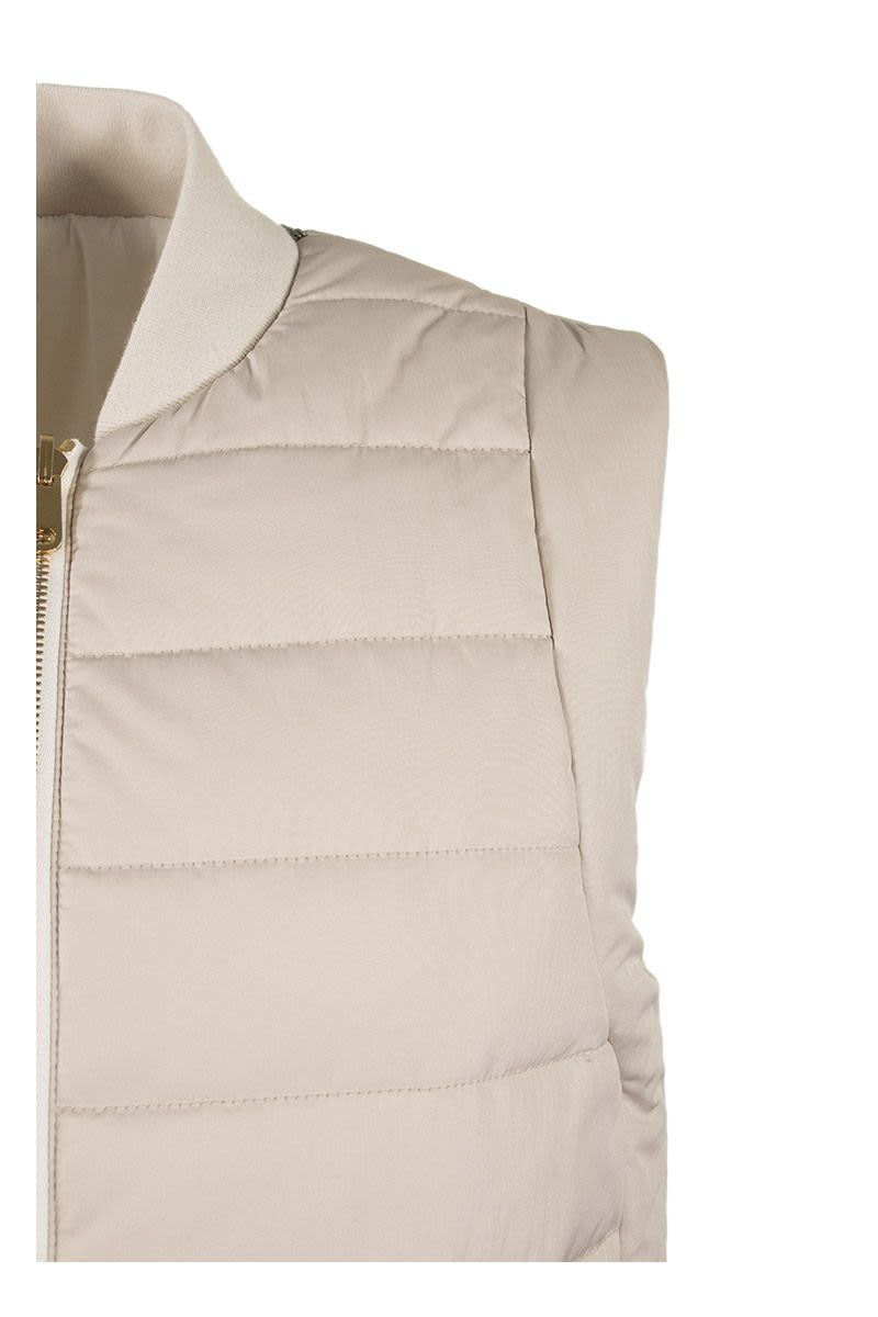 BRUNELLO CUCINELLI Sleeveless Down Vest for Women - Lightweight Transitional Layer