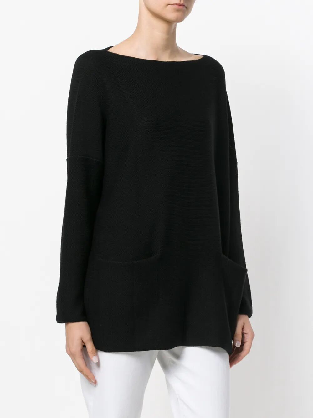 DANIELA GREGIS Boatneck Sweater with Pockets