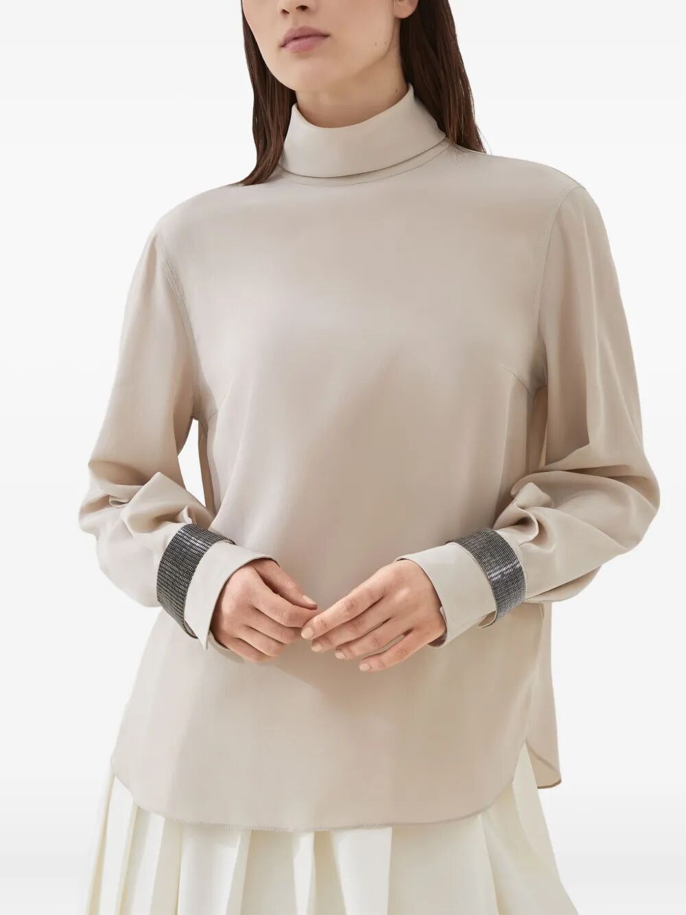 BRUNELLO CUCINELLI Premium Turtle Neck Blouse for Women