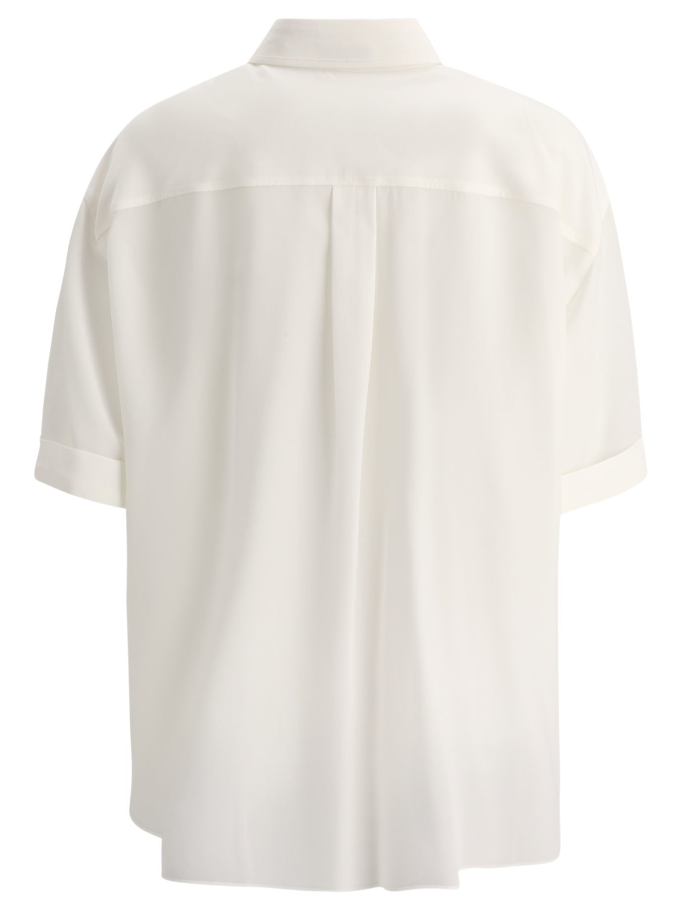 BRUNELLO CUCINELLI Precious Buttonhole Silk Shirt for Women