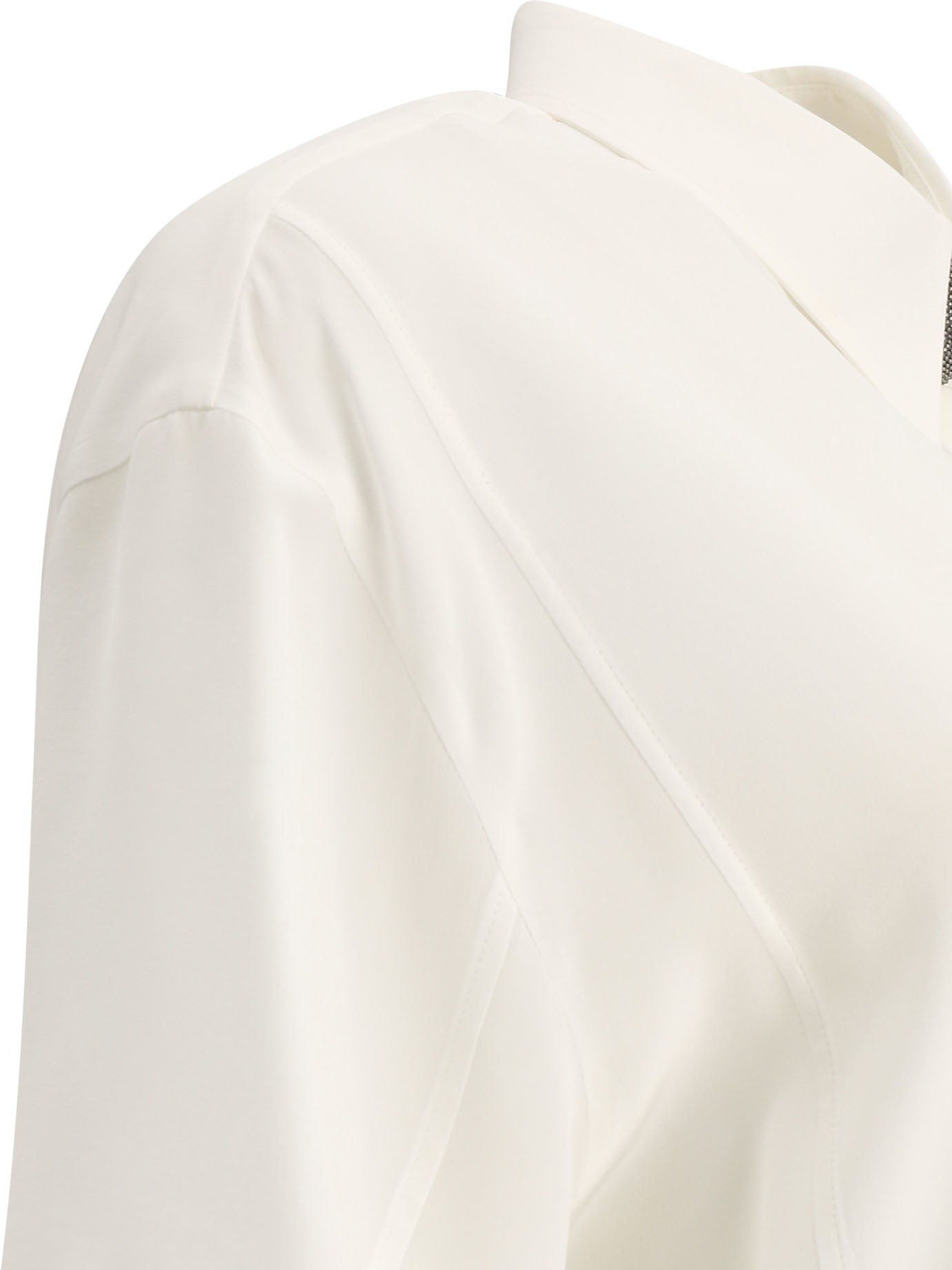 BRUNELLO CUCINELLI Precious Buttonhole Silk Shirt for Women
