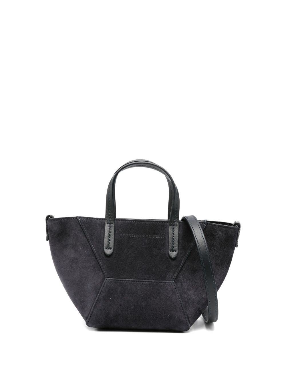 BRUNELLO CUCINELLI Leather Shopping Handbag with Single Top Handle