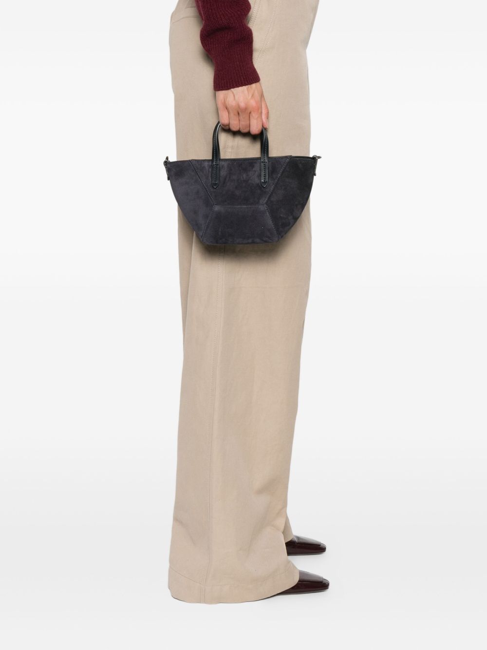 BRUNELLO CUCINELLI Leather Shopping Handbag with Single Top Handle