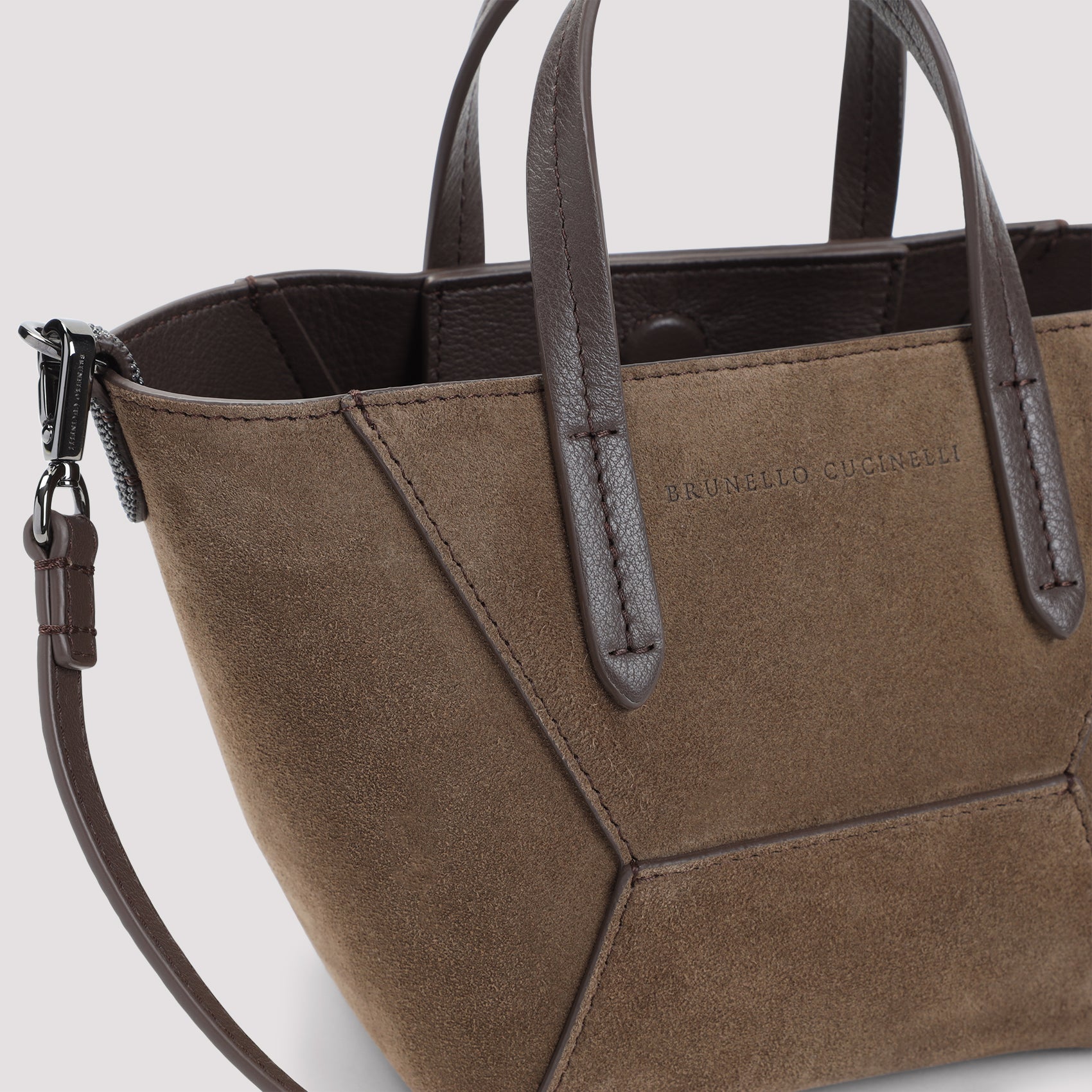 BRUNELLO CUCINELLI Suede Mini Handbag