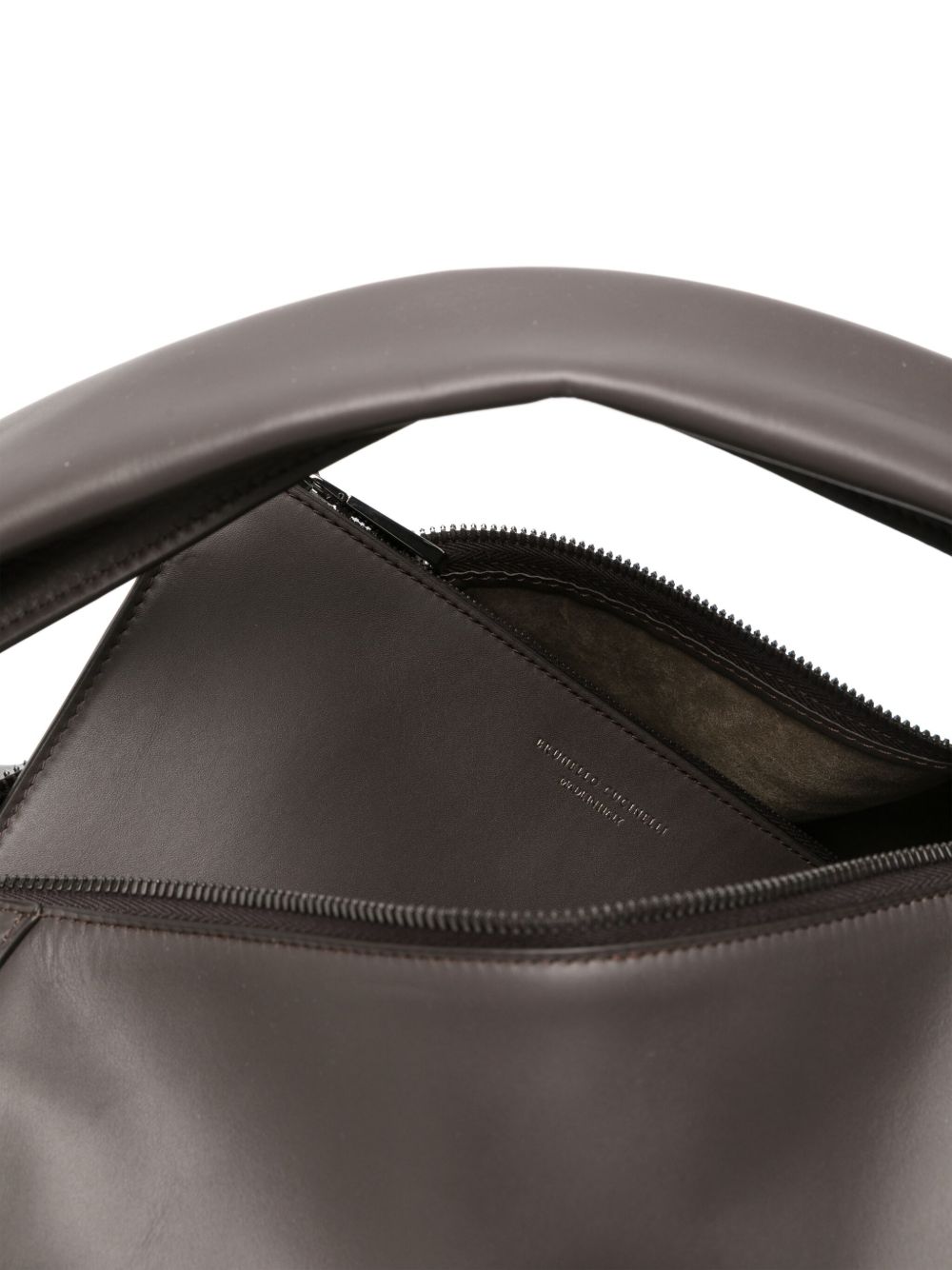 BRUNELLO CUCINELLI Duo Leather Shoulder Handbag