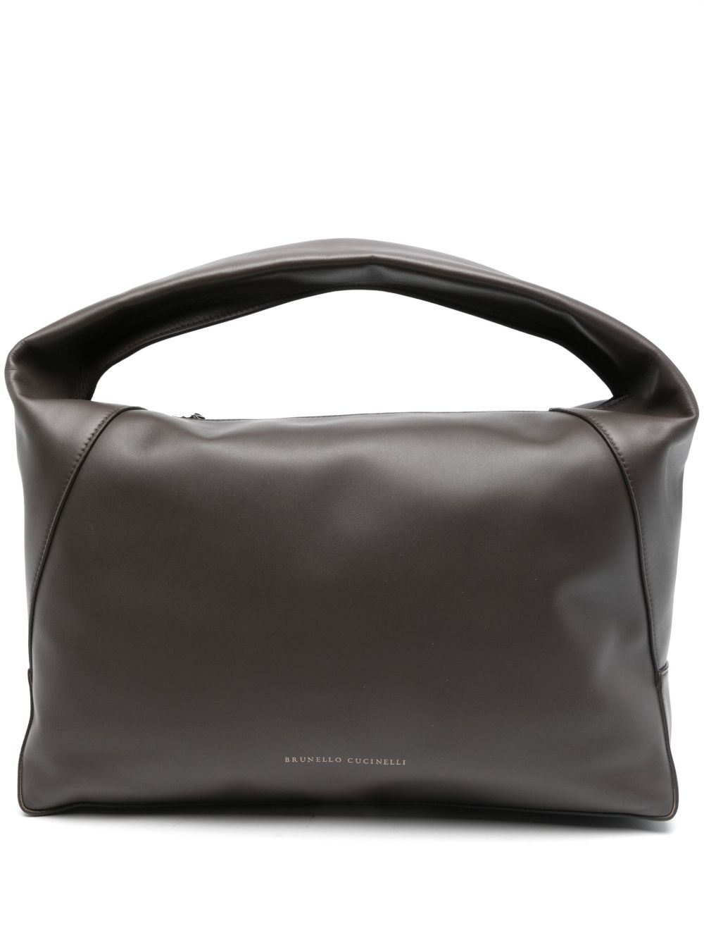 BRUNELLO CUCINELLI Duo Leather Shoulder Handbag