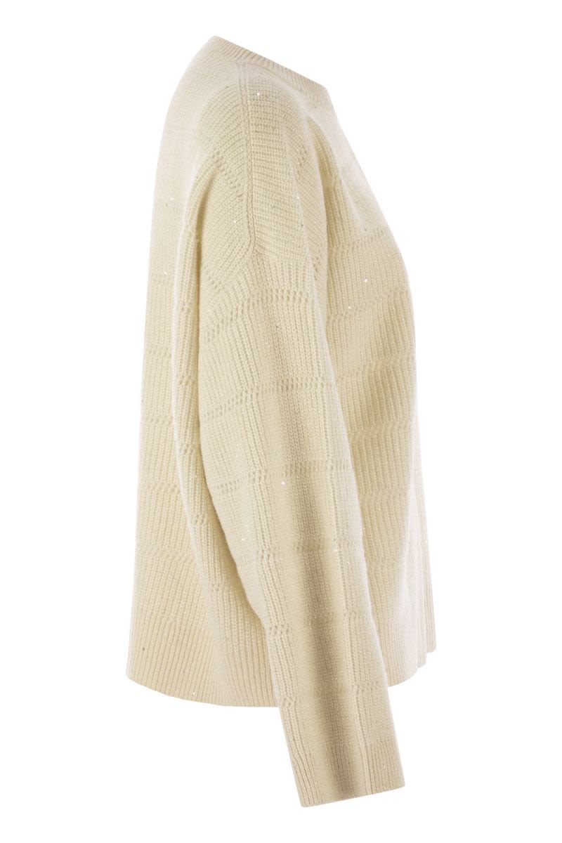 BRUNELLO CUCINELLI Cashmere and Wool Crew-Neck Sweater