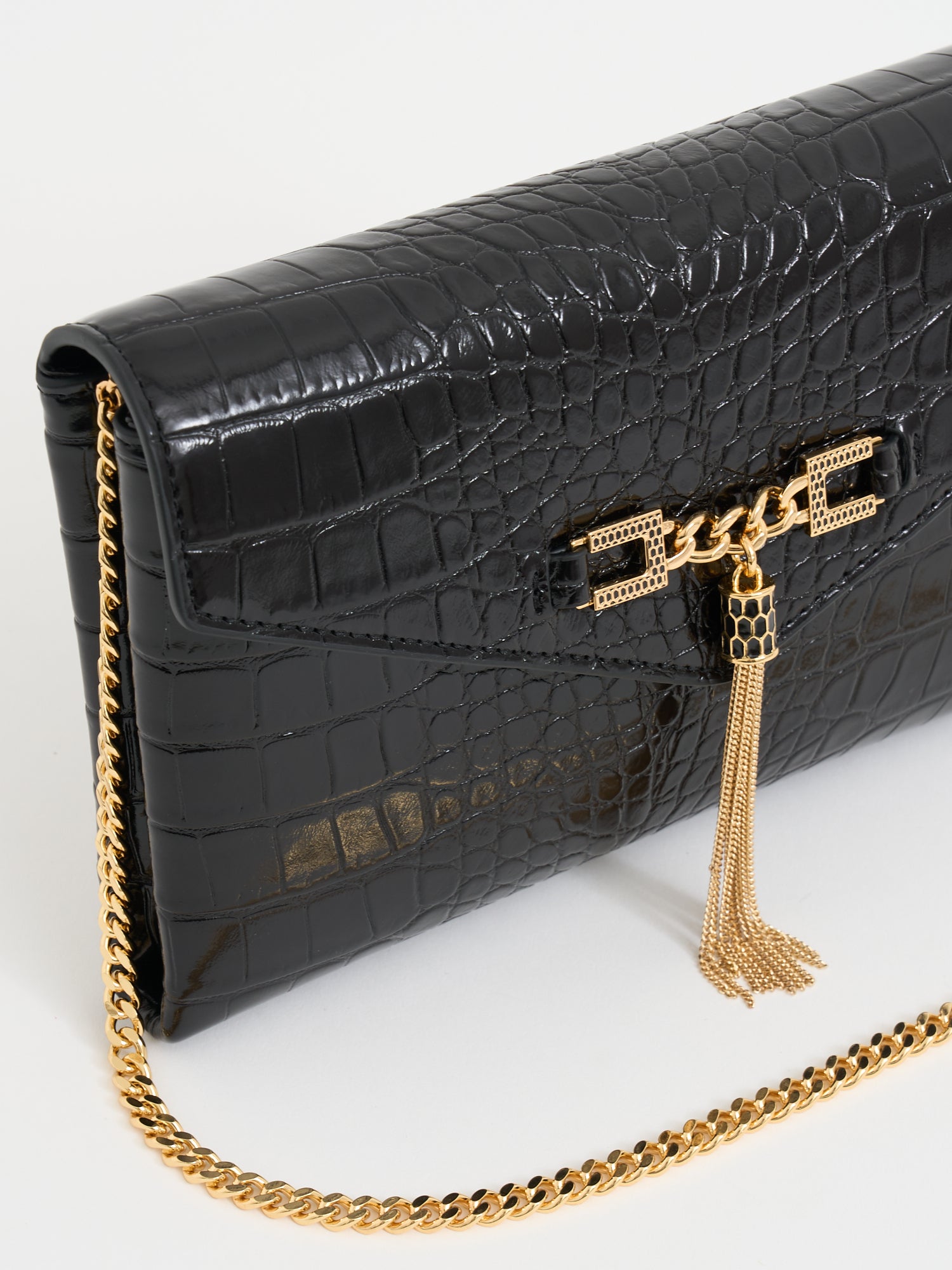 ELISABETTA FRANCHI Mini Shoulder Handbag with Chain